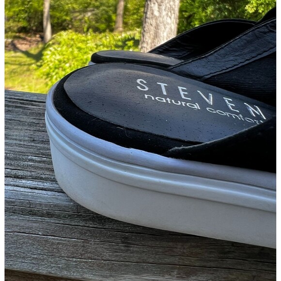 Steven by Steve Madden Natural Confort Natun Slip-On Embroidered Mules Size 8 - Picture 8 of 16